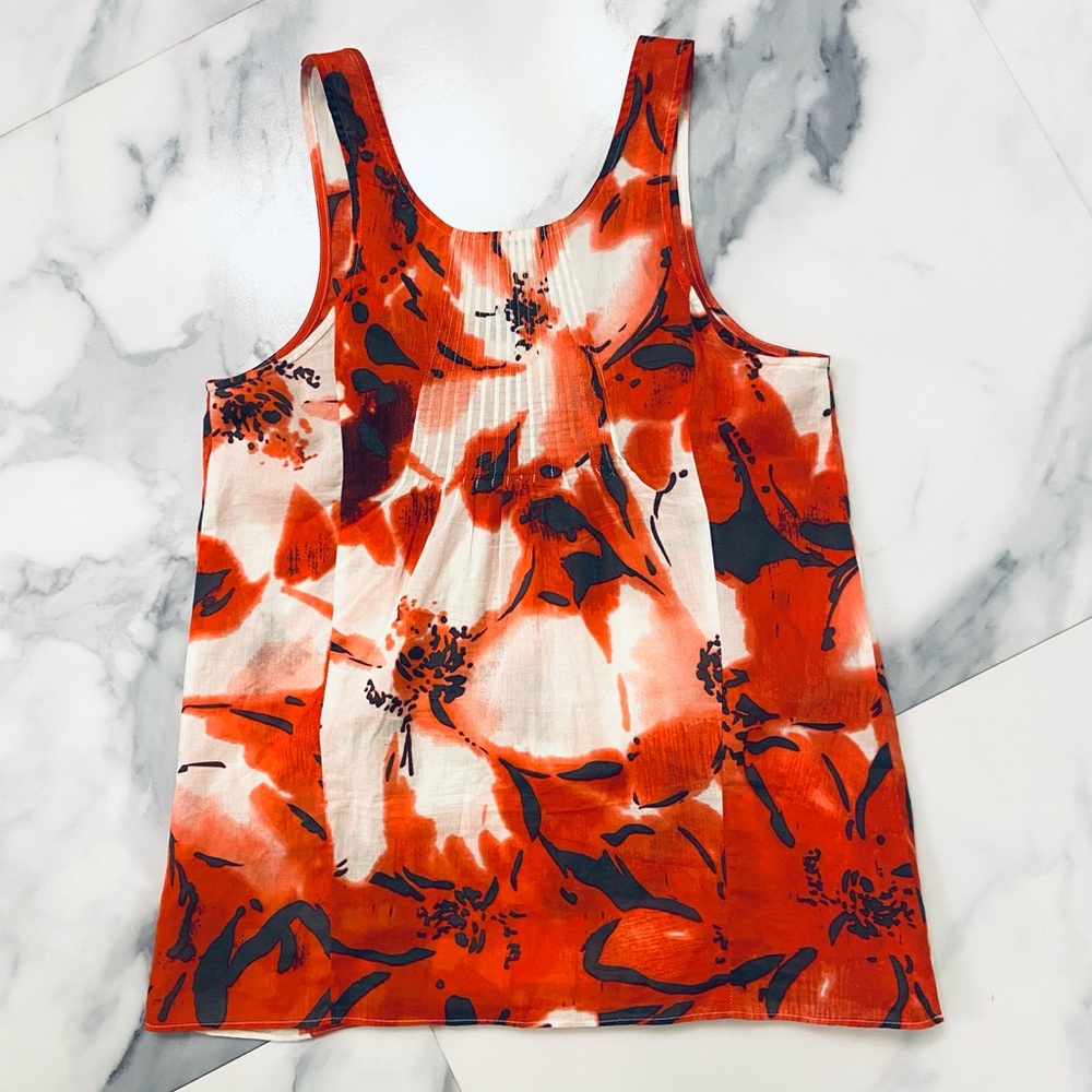 Calvin Klein floral sleeveless top